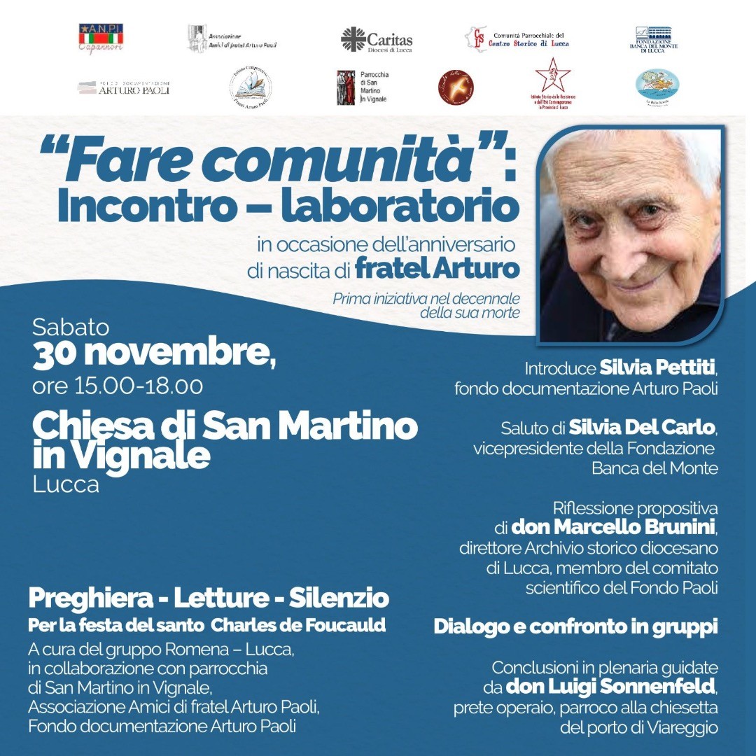 30 novembre 2024: Fare comunità