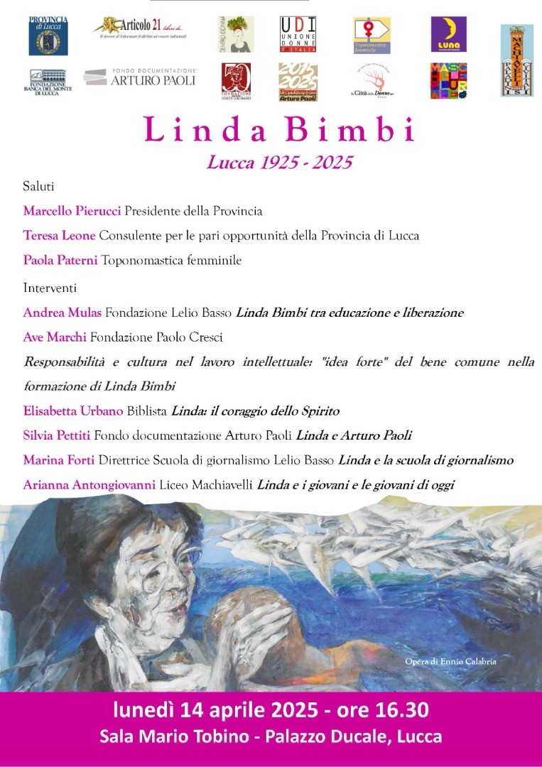 14 aprile: Linda Bimbi (e Arturo Paoli)