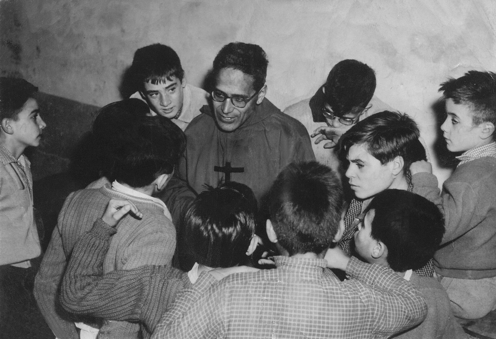 1955, Orano - Fratel Arturo nella fraternità algerina dopo il noviziato