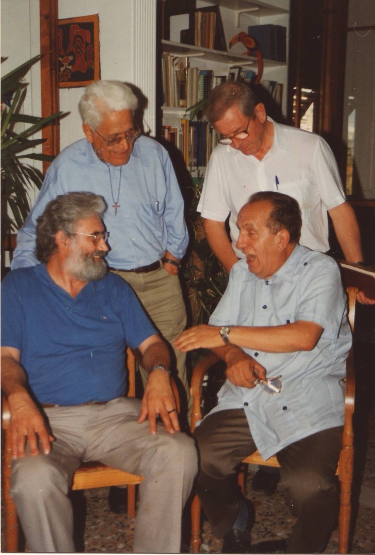 1991, Firenze - Arturo Paoli, Oreste Stragliotto, Leonardo Boff, Ernesto Balducci
