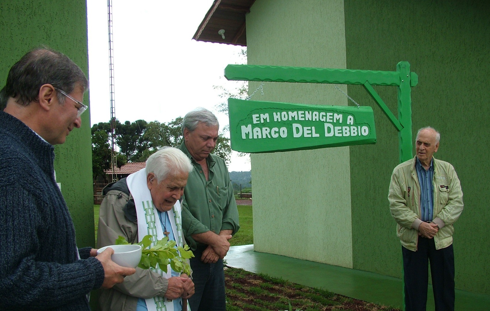 2009, Foz do Iguaçu-Madre Terra - Mario De Maio, Fratel Arturo, il sindaco McDonald
