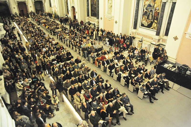 Lucca, Auditorium San Romano, 3 dicembre 2011 - La platea